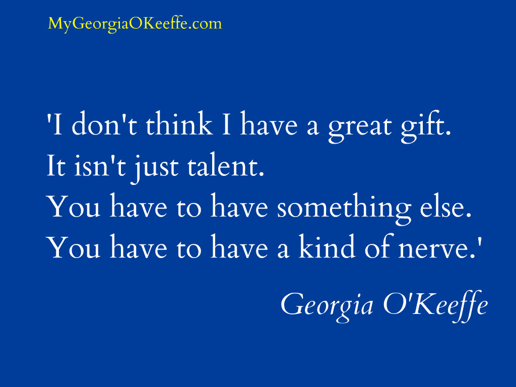Georgia O’Keeffe lives on