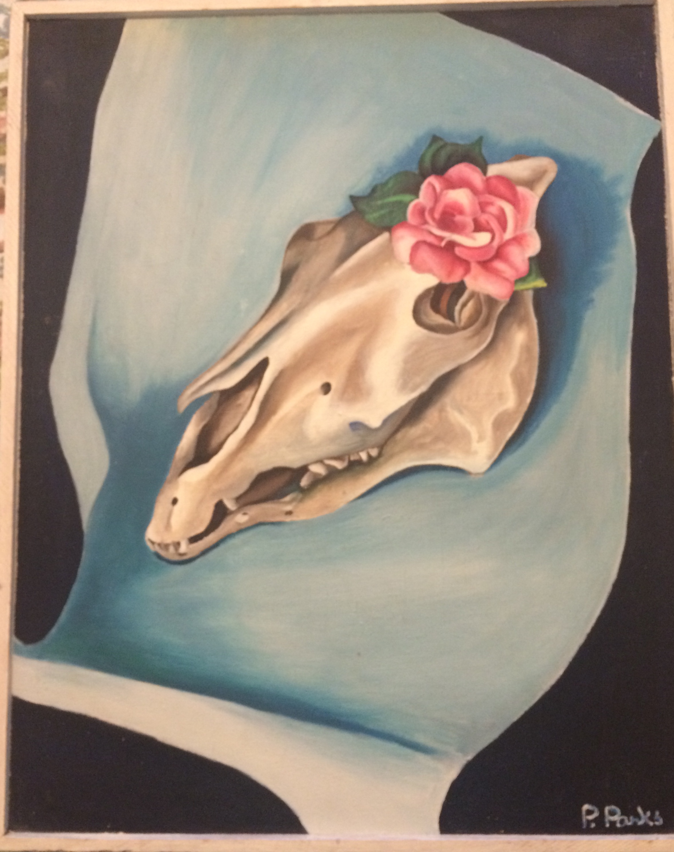 Georgia O’Keeffe: How a pink rose got in the horse’s eye